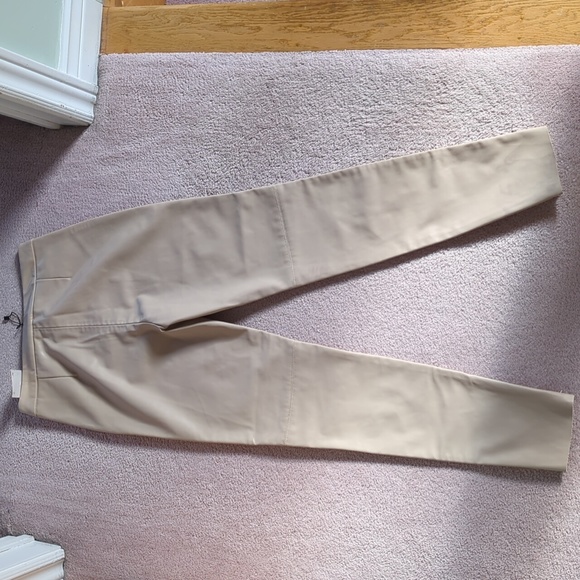 ZARA Hi-rise Faux Leather Leggings Sand - Picture 9 of 10